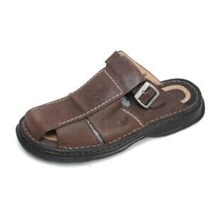 Born Fisherman Sandals Slides Shoes Slip On Leather Y2K MENS 11 /45 M/W
